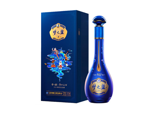 绥化回收梦之蓝×上美影 2023联名纪念酒