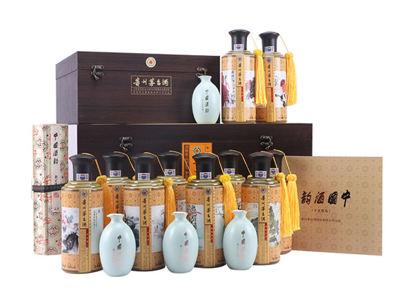 绥化回收茅台·十大花鸟酒