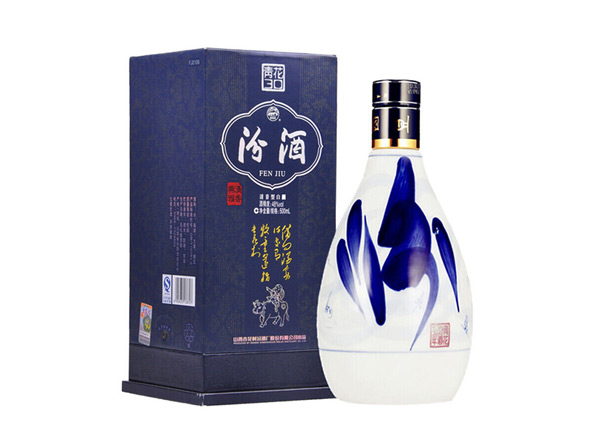 绥化回收青花汾酒30年杏花村汾30三十年汾酒青花瓷