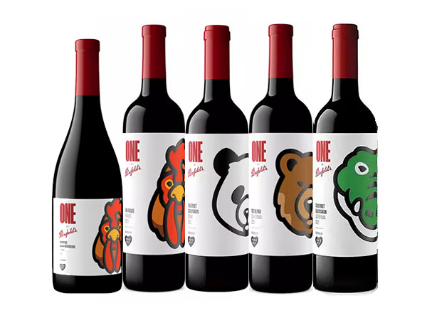 绥化回收奔富红酒奔富一号1号Penfolds ONE潮流联名Human Made中国熊猫加州棕熊法国雄鸡澳洲鳄鱼行情价格