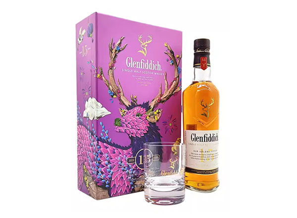 绥化收购格兰菲迪15年威士忌福鹿礼盒装Glenfiddich苏格兰威士忌700ml上门回收行情价格