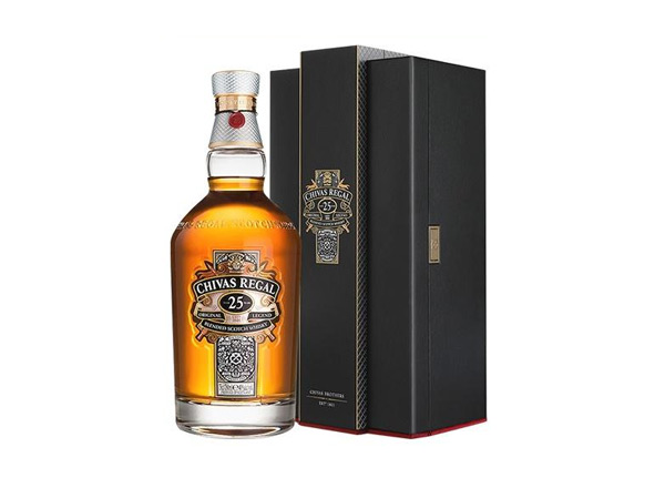 绥化Chivas芝华士25年回收芝华士威士忌礼盒Chivas Regal进口洋酒行货行情价格