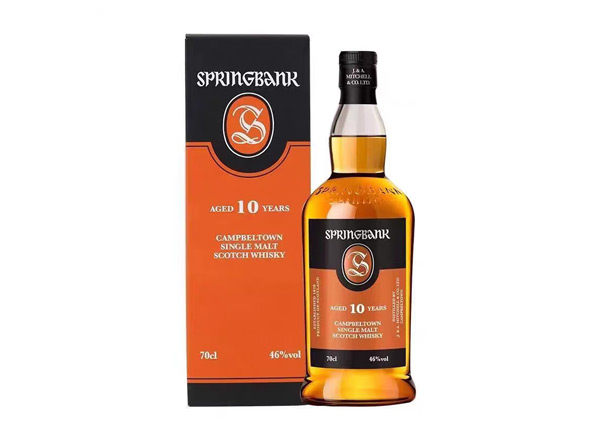 绥化收购云顶10年威士忌SpringBank云顶10年700ml回收洋酒行货行情价格