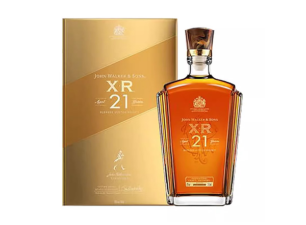 绥化Johnnie Walker尊尼获加XR21年回收尊尼获加威士忌约翰走路洋酒750ml礼盒