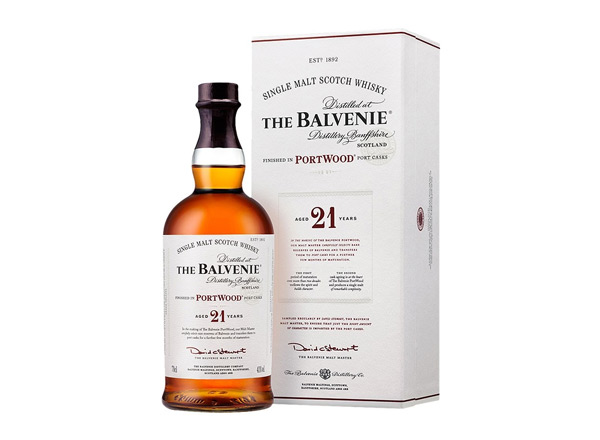 绥化回收百富威士忌21年波特桶陈酿The Balvenie Portwood Single百富洋酒收购行情价格