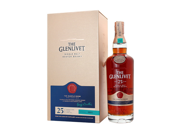 绥化The Glenlivet回收格兰威特25年苏格兰单一麦芽威士忌陈酿风味创造系列