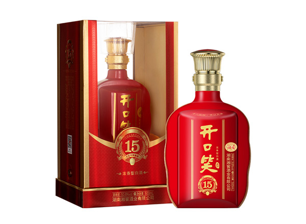 绥化湘窖开口笑15陈酿16回收开口笑酒十五年陈酿酒开口笑15大喜版上门收购价格高
