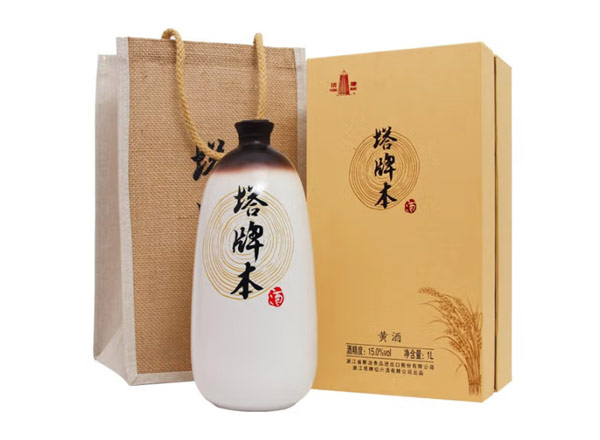 绥化塔牌黄酒回收塔牌本酒500ml/1000ml绍兴黄酒花雕酒礼盒